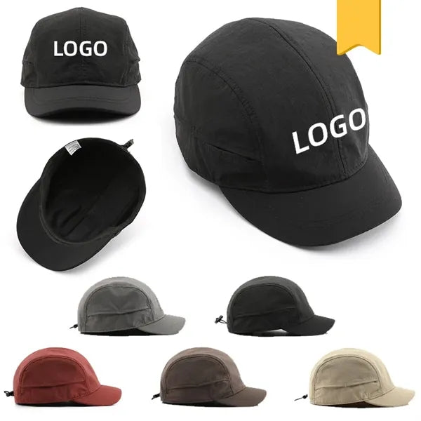 Quick-Dry 5-Panel Baseball Cap with UPF 50+