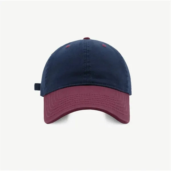 Two-Tone Cotton Baseball Cap