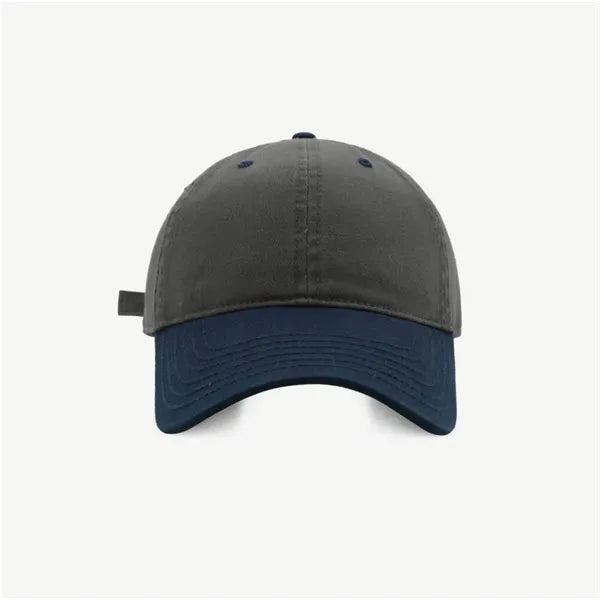 Two-Tone Cotton Baseball Cap