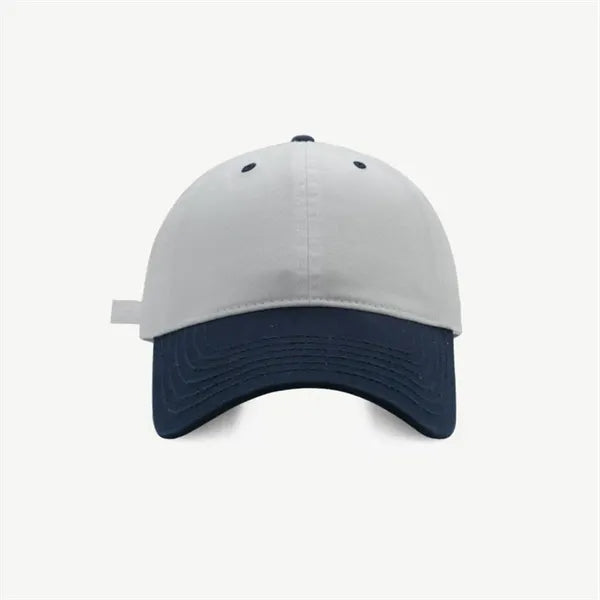 Two-Tone Cotton Baseball Cap