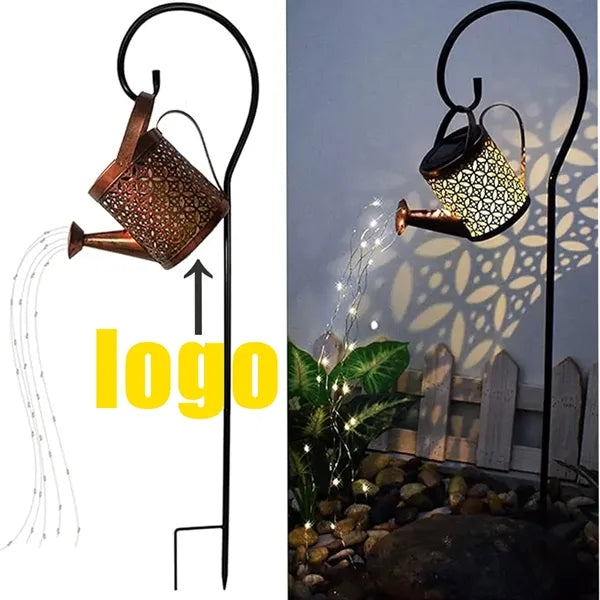 Solar Watering Can Garden Lights