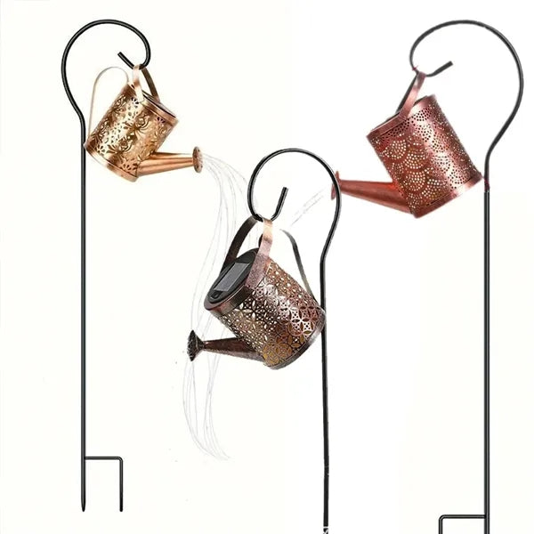 Solar Watering Can Garden Lights