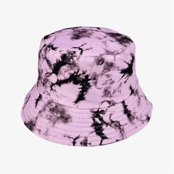 Unisex Cotton Tie-Dye Bucket Hat - Breathable & Packable