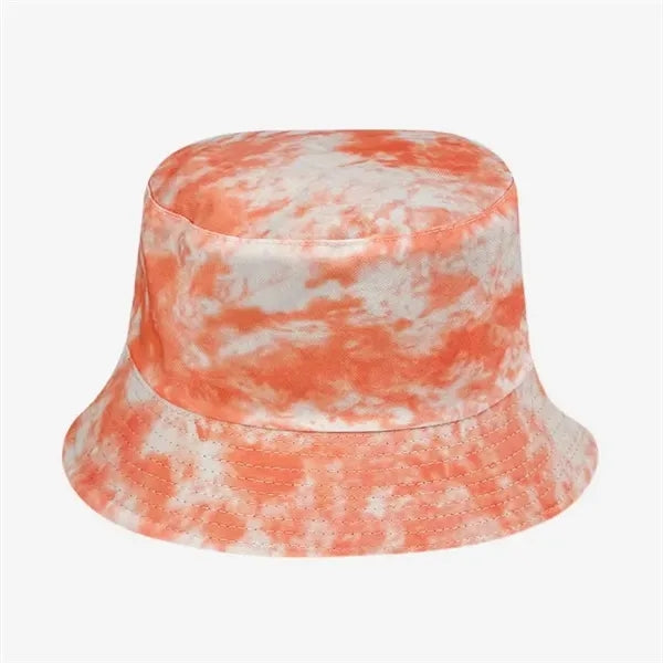 Unisex Cotton Tie-Dye Bucket Hat - Breathable & Packable