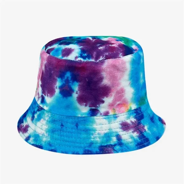 Unisex Cotton Tie-Dye Bucket Hat - Breathable & Packable