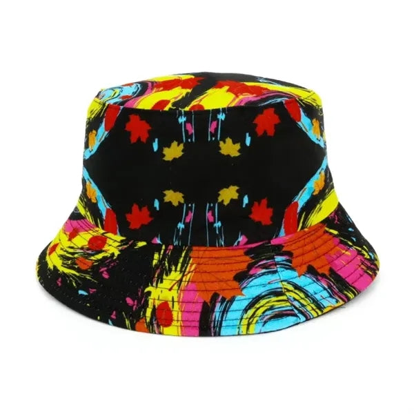 Unisex Cotton Tie-Dye Bucket Hat - Breathable & Packable