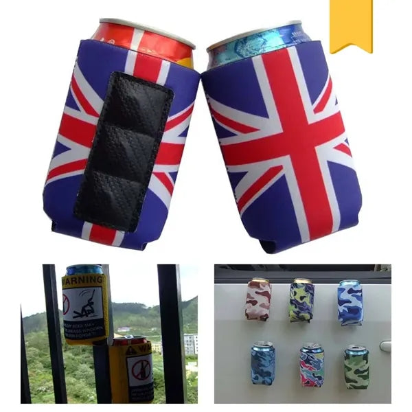 Collapsible Cooler with Magnet for Cans & Bottles