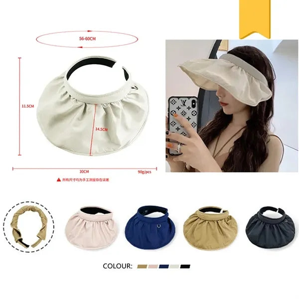 UV-Protective Polyester Hairband Hat