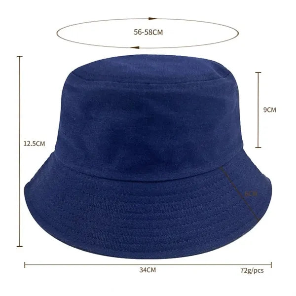 Versatile Cotton Bucket Hat for Outdoor Adventures