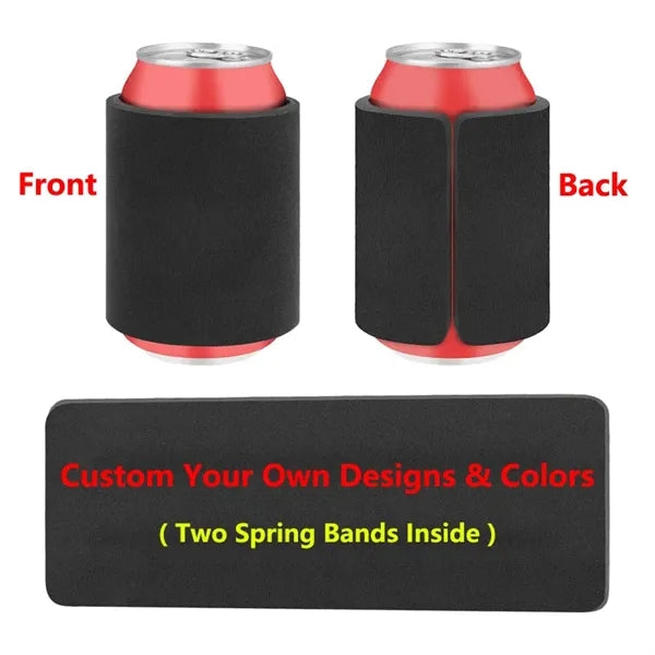 Printed Slap Wrap Can Coolers