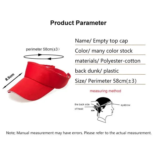 Logo Sun Visor with Sandwich Bill