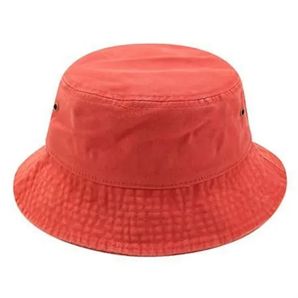 Vintage Washed Cotton Bucket Hat - Unisex Sun Protection