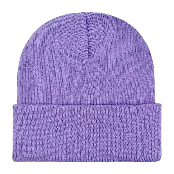 Unisex Thermal Knit Beanie with Ear Coverage