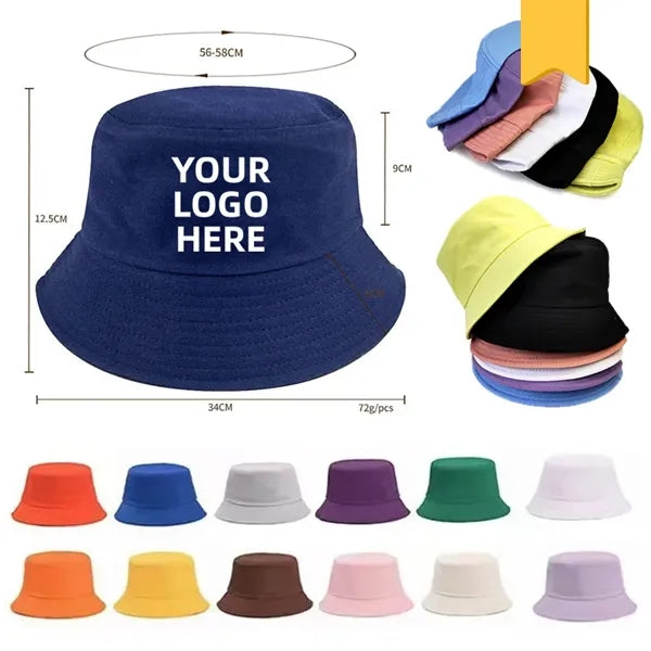 Versatile Cotton Bucket Hat for Outdoor Adventures