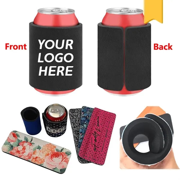 Printed Slap Wrap Can Coolers