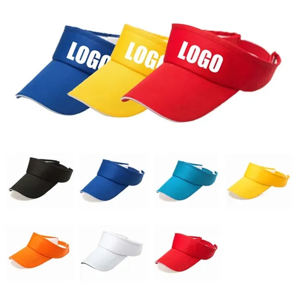 Logo Sun Visor with Sandwich Bill