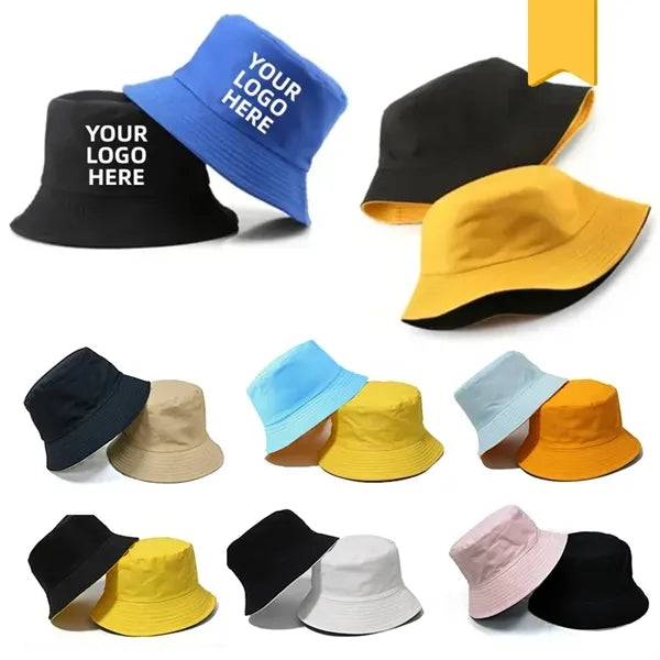 Reversible Cotton Bucket Hat for Outdoor Adventures