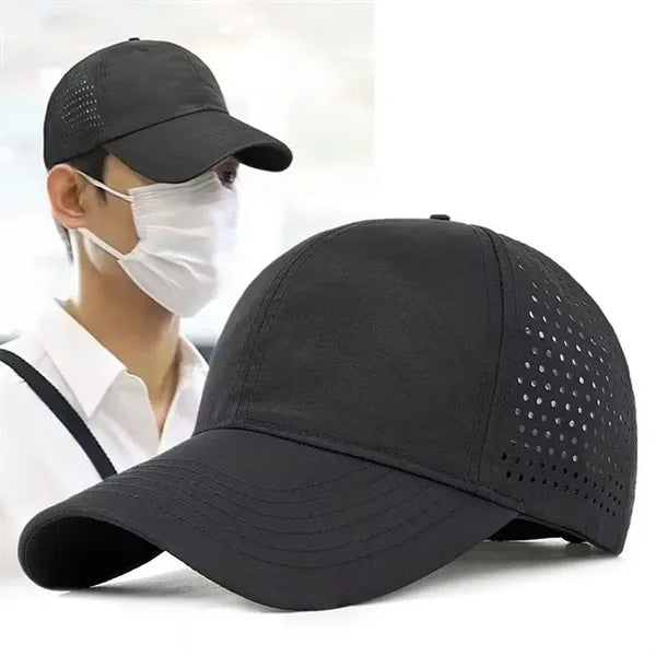 Quick-Dry Perforated Sports Baseball Cap