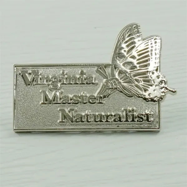 Premium Sandblast Lapel Pin with Dual-Tone Finish