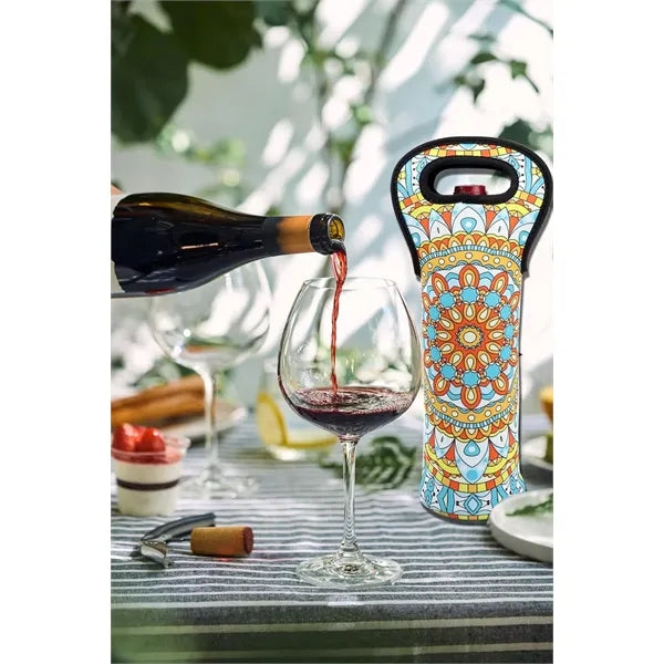Insulated Neoprene Wine Tote for Outdoor