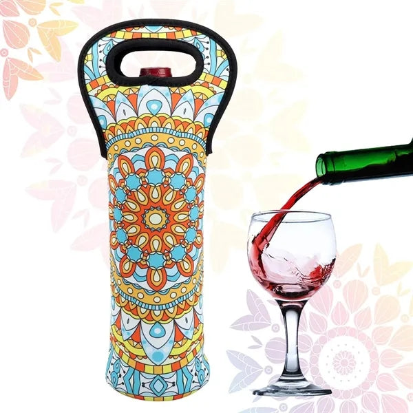 Insulated Neoprene Wine Tote for Outdoor