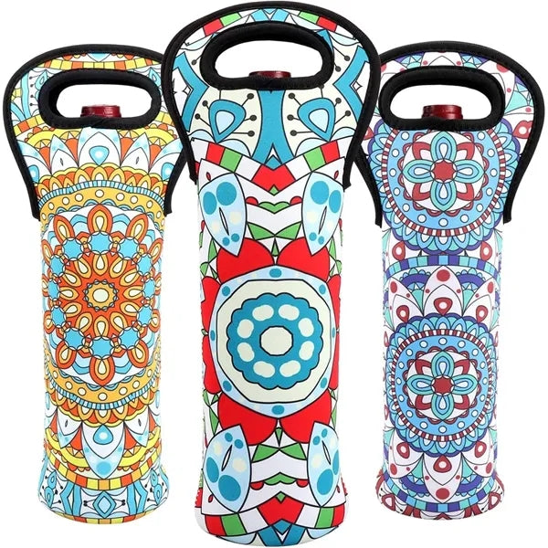 Insulated Neoprene Wine Tote for Outdoor