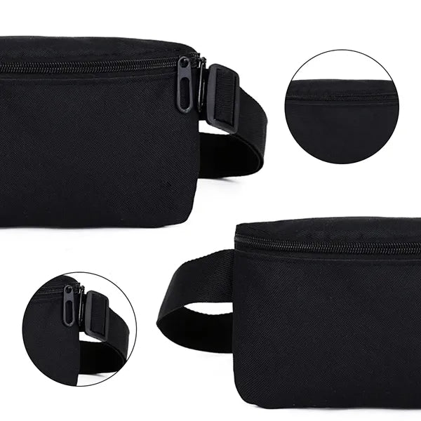 Adjustable Sports Waist Bag With Zipper Pocket