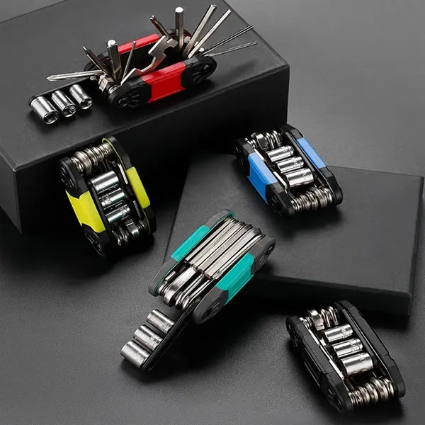 Multi Tool Folding Repair Kit With Hex Wrenches And Sockets