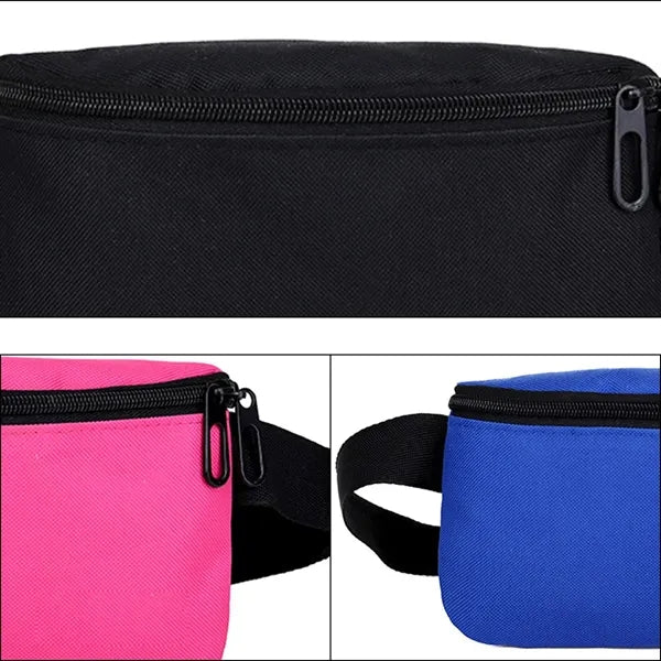 Adjustable Sports Waist Bag With Zipper Pocket