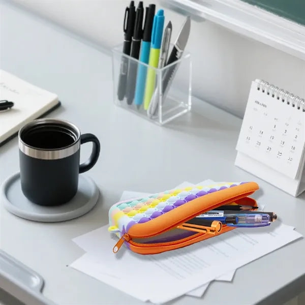 Fidget Sensory Pop Bubble Pencil Case & Pouch
