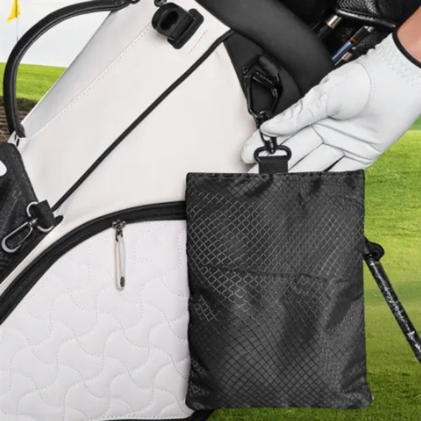 Compact Golf Pouch Bag With Clip For Essentials
