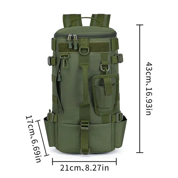 15L Tactical Fishing Backpack With Rod Holders