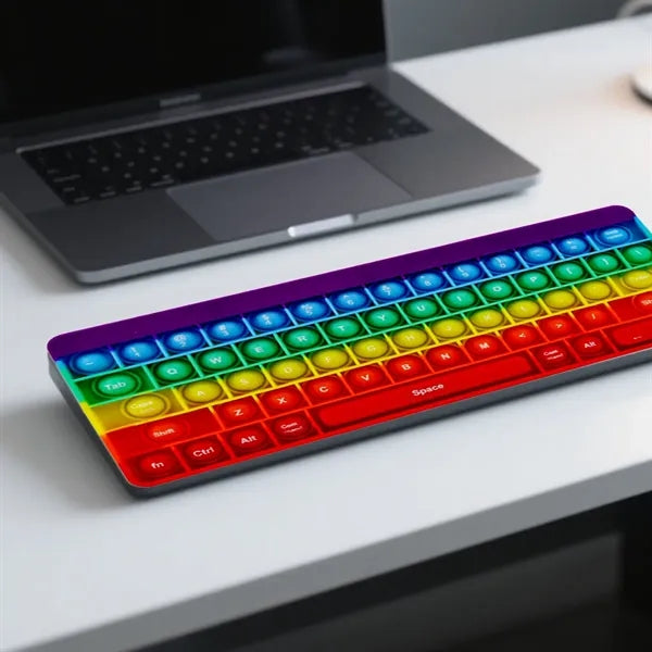 Fidget Pop Bubble Keyboard Stress Relief Toy