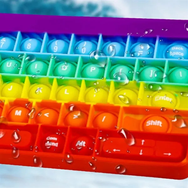Fidget Pop Bubble Keyboard Stress Relief Toy