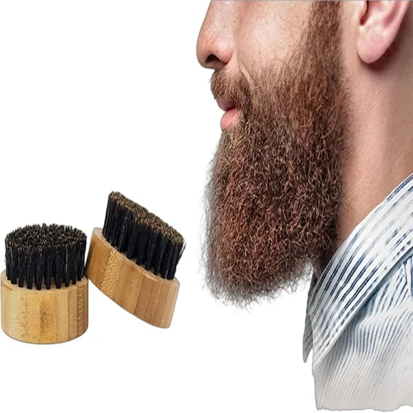 Men'S Beard Care Wooden Brush