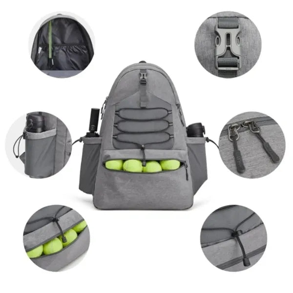 MultiFunctional Tennis & Sports Backpack W/ Shoe Compartment