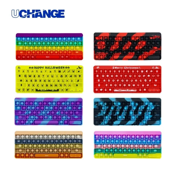 Fidget Pop Bubble Keyboard Stress Relief Toy