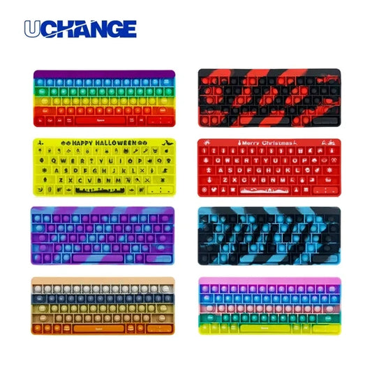 Fidget Pop Bubble Keyboard Stress Relief Toy