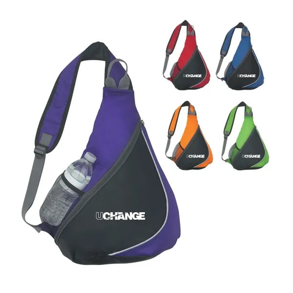 Sling Backpack Chest Bags With Water Bottle Pocket