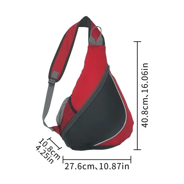 Sling Backpack Chest Bags With Water Bottle Pocket