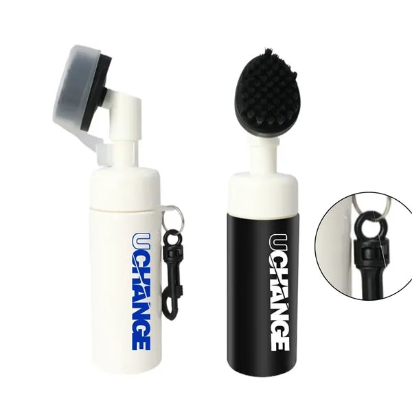 Golf Club Cleaner Brush With Spray Bottle Portable
