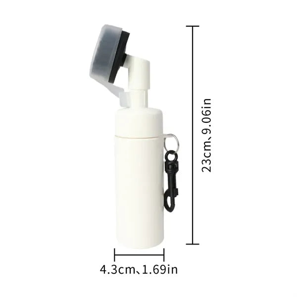 Golf Club Cleaner Brush With Spray Bottle Portable