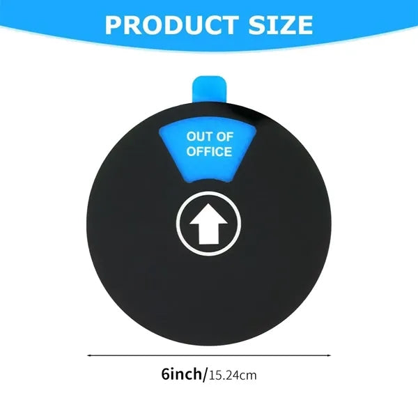 6" Office Door Plate