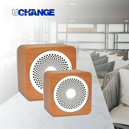 Natural Cube Wood Bluetooth Wireless Speaker