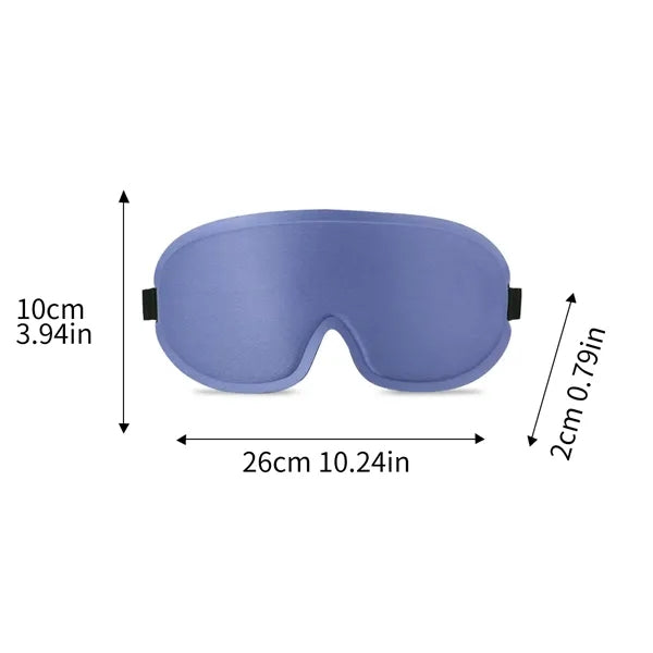 3D Contoured Sleep Mask With Nose Bridge