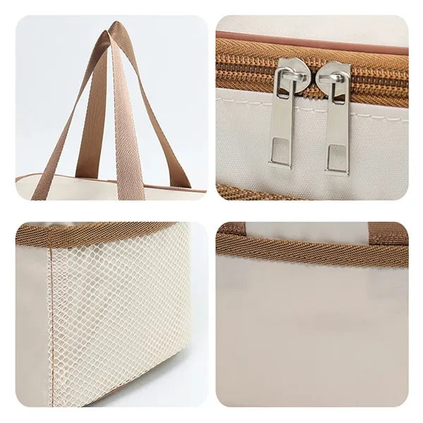 Insulated PEVA Lunch Tote With Water-Resistant Fabric