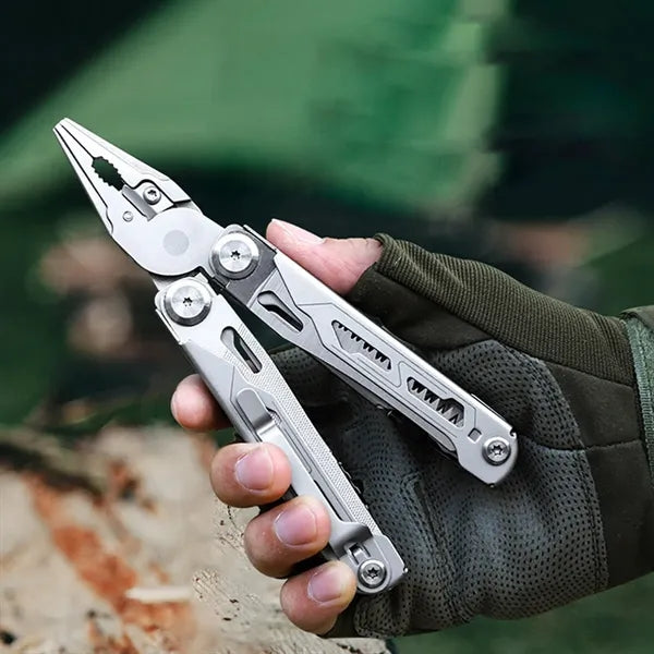 16-in-1 Stainless Steel Multi-Tool Pliers With Bits