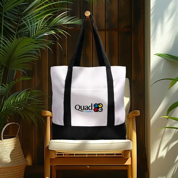 Large TJ Canvas Tote Bag