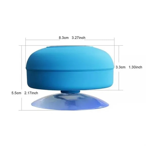 Waterproof Suction Cup Bathroom Bluetooth Speaker