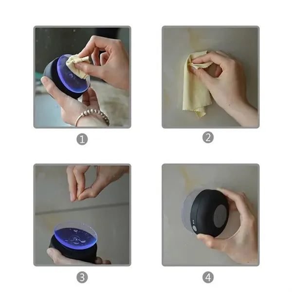 Waterproof Suction Cup Bathroom Bluetooth Speaker